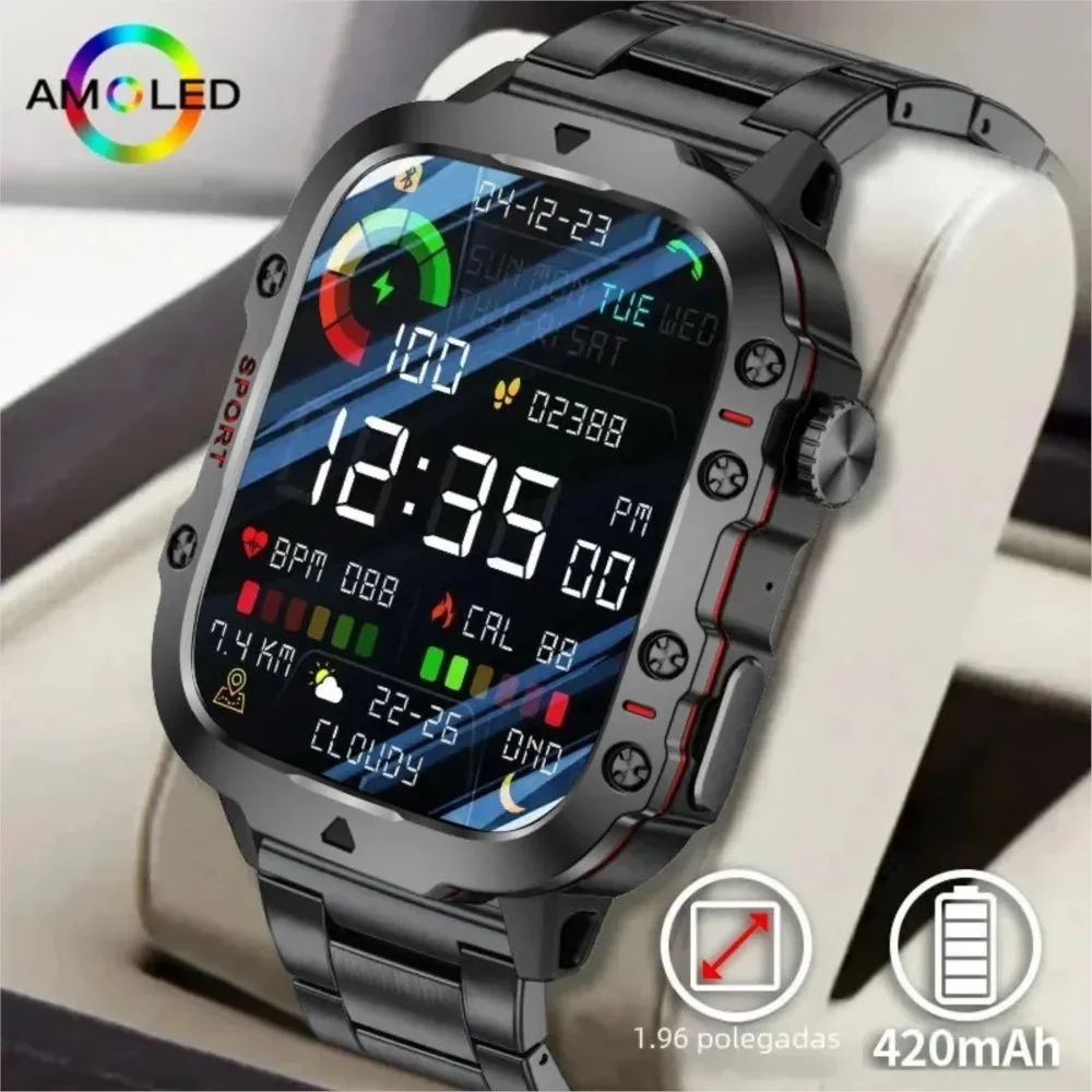 Military Smartwatch with Wireless Call & Fitness Tracking product image