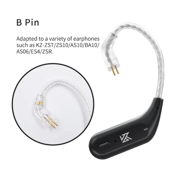 KZ AZ09 Bluetooth 5.2 Wireless Upgrade Cable with Charging Case