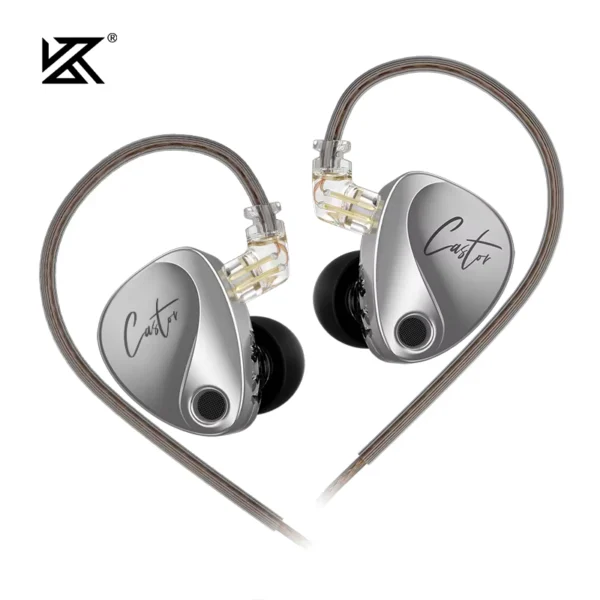 KZ Castor HiFi Wired In-Ear Earphones with Mic