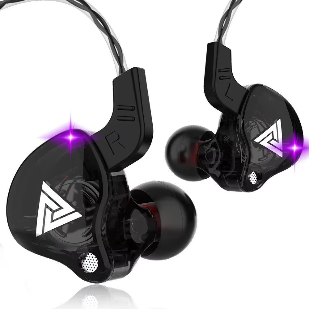 AK6 Wired Gaming Earbuds with Mic and Noise Canceling