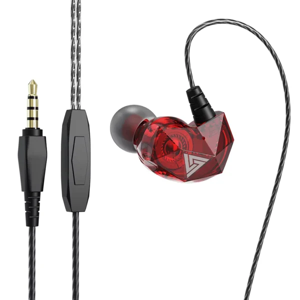 QKZ AK6 Wired In-Ear Earphones with Mic and ANC