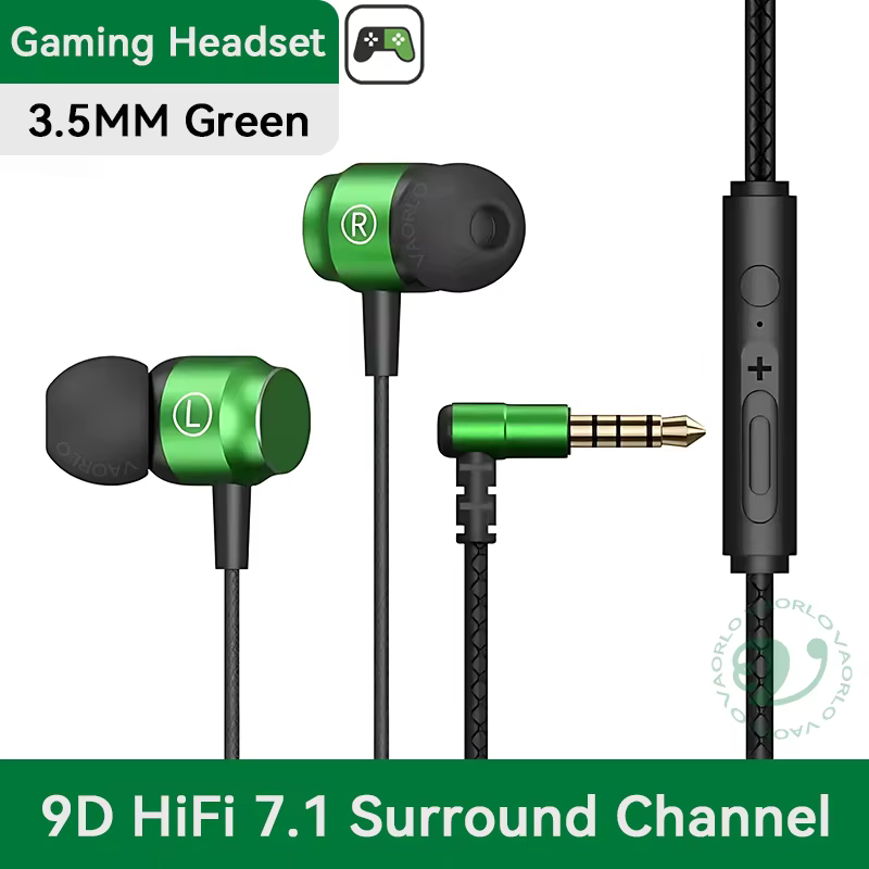 VAORLO i2 Wired In-Ear Earphones with Mic and Bass