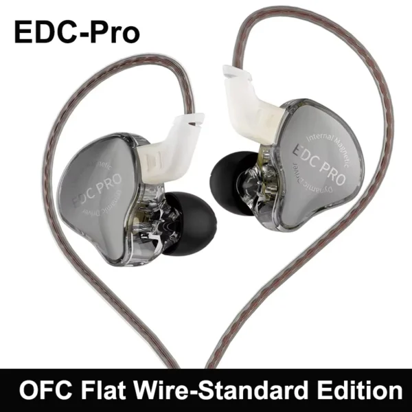 KZ EDC Pro Wired In-Ear Headphones with High-Sensitivity Driver