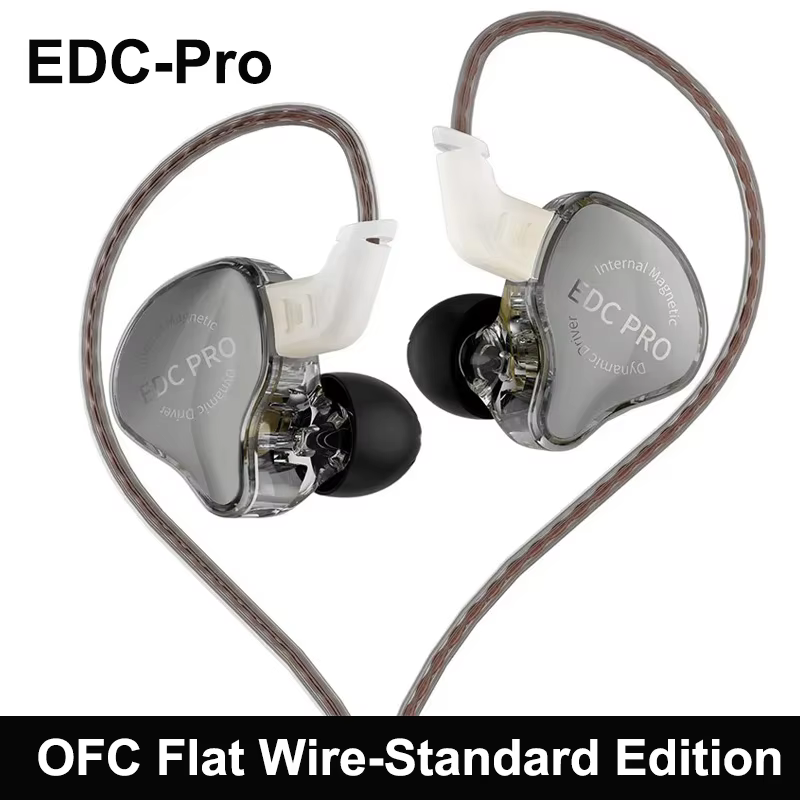 KZ EDC Pro Wired In-Ear Headphones with High-Sensitivity Driver