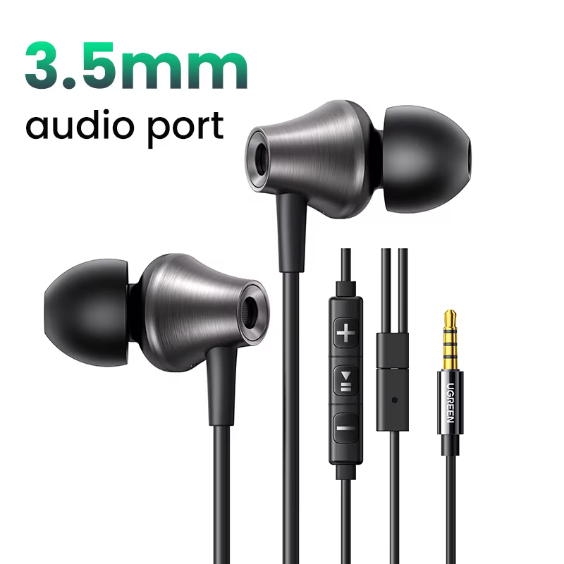 UGREEN Wired In-Ear Earbuds with Microphone USB-C & 3.5mm