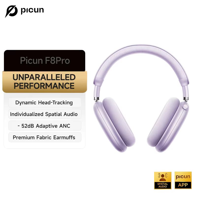 Picun F8 Pro ANC Wireless Bluetooth Headphones