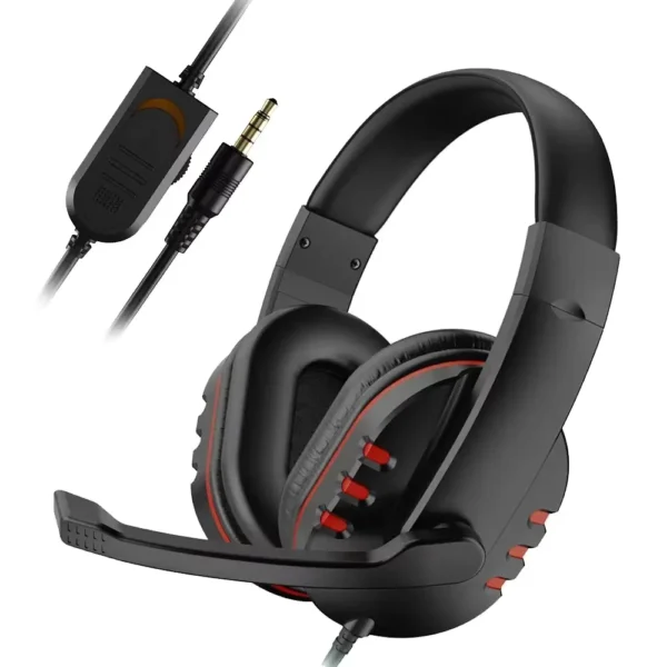 Wired 3.5mm Gaming Headset with Mic for PS4 and PC