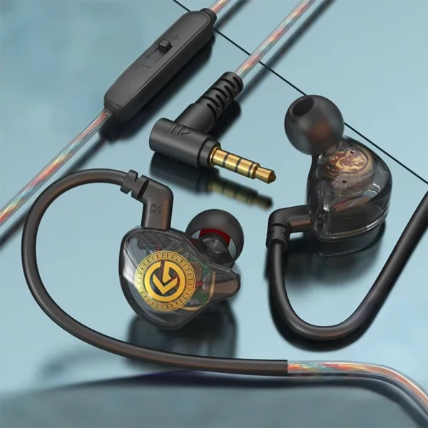 3.5mm & Type-C Wired Earphones with Mic for Gaming