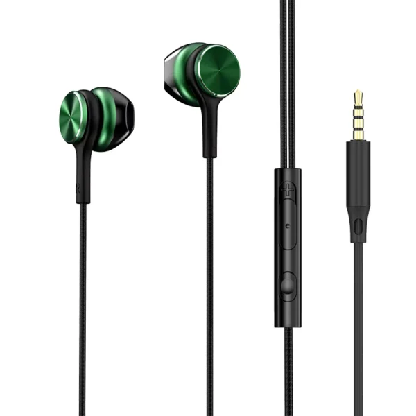 Type C & 3.5mm Wired HiFi Stereo Headphones with Mic