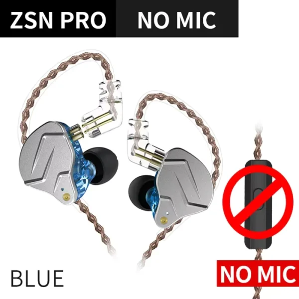 KZ ZSN Pro Hybrid Driver In-Ear Headphones