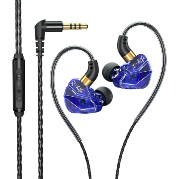 3.5mm & Type-C Wired HiFi In-Ear Headphones with Mic