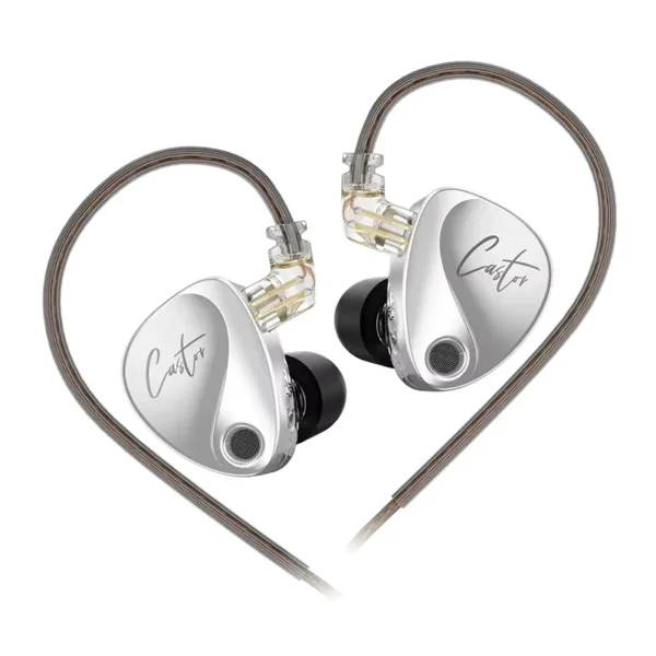 KZ Castor 2DD Dynamic In-Ear HiFi Earphones Wired