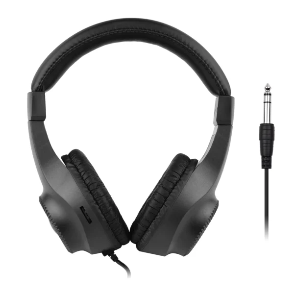 Wired Over-Ear Monitor Headphones 50mm Driver 6.5mm Plug