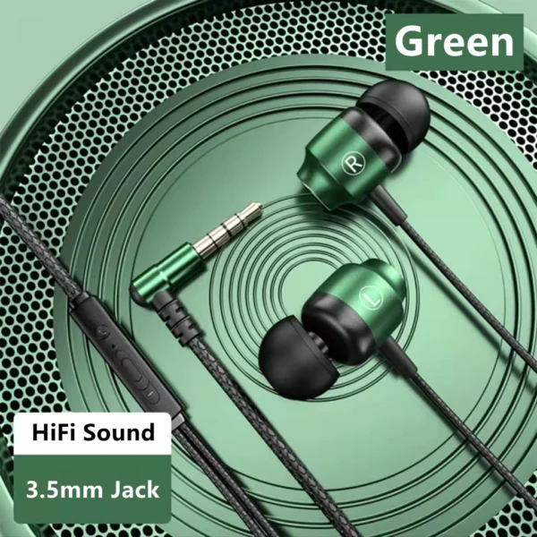 EARDECO Wired In-Ear Gaming Headphones with Mic