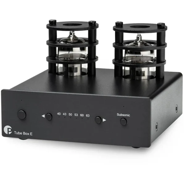 Pro-Ject Tube Box E Uni/Aus Black Tube Phono Preamplifier