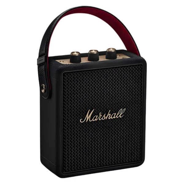 Marshall Stockwell III Portable Bluetooth Speaker Black Brass