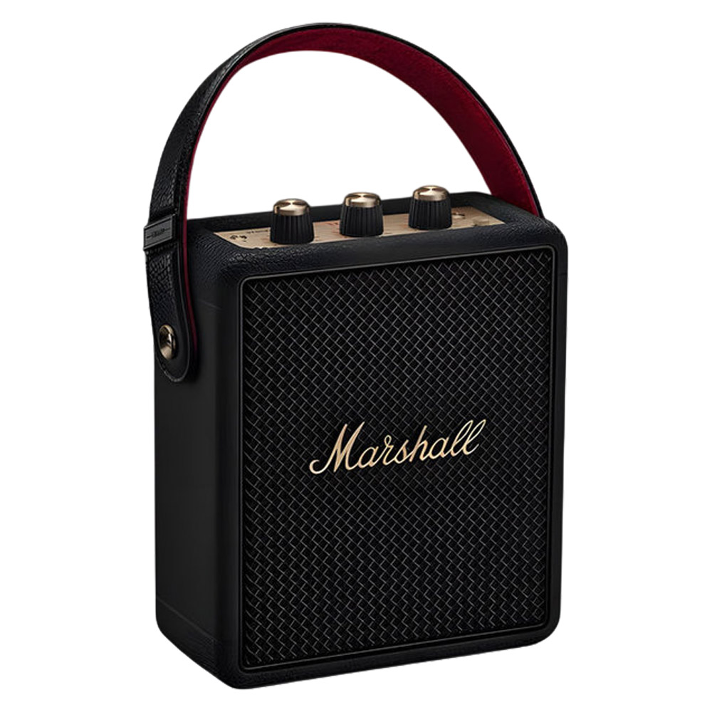 Marshall Stockwell III Portable Bluetooth Speaker Black Brass