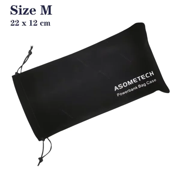ASOMETECH Drawstring Storage Bag for Power Bank