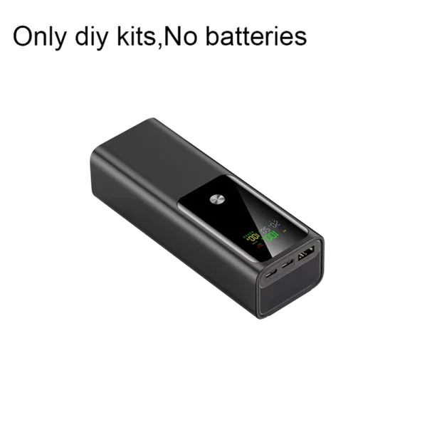 PD 100W Fast Charging DIY Battery Charger Case for 4x 21700 Cells