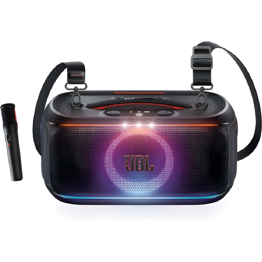 JBL PartyBox On-The-Go 2 Portable Bluetooth Speaker Black