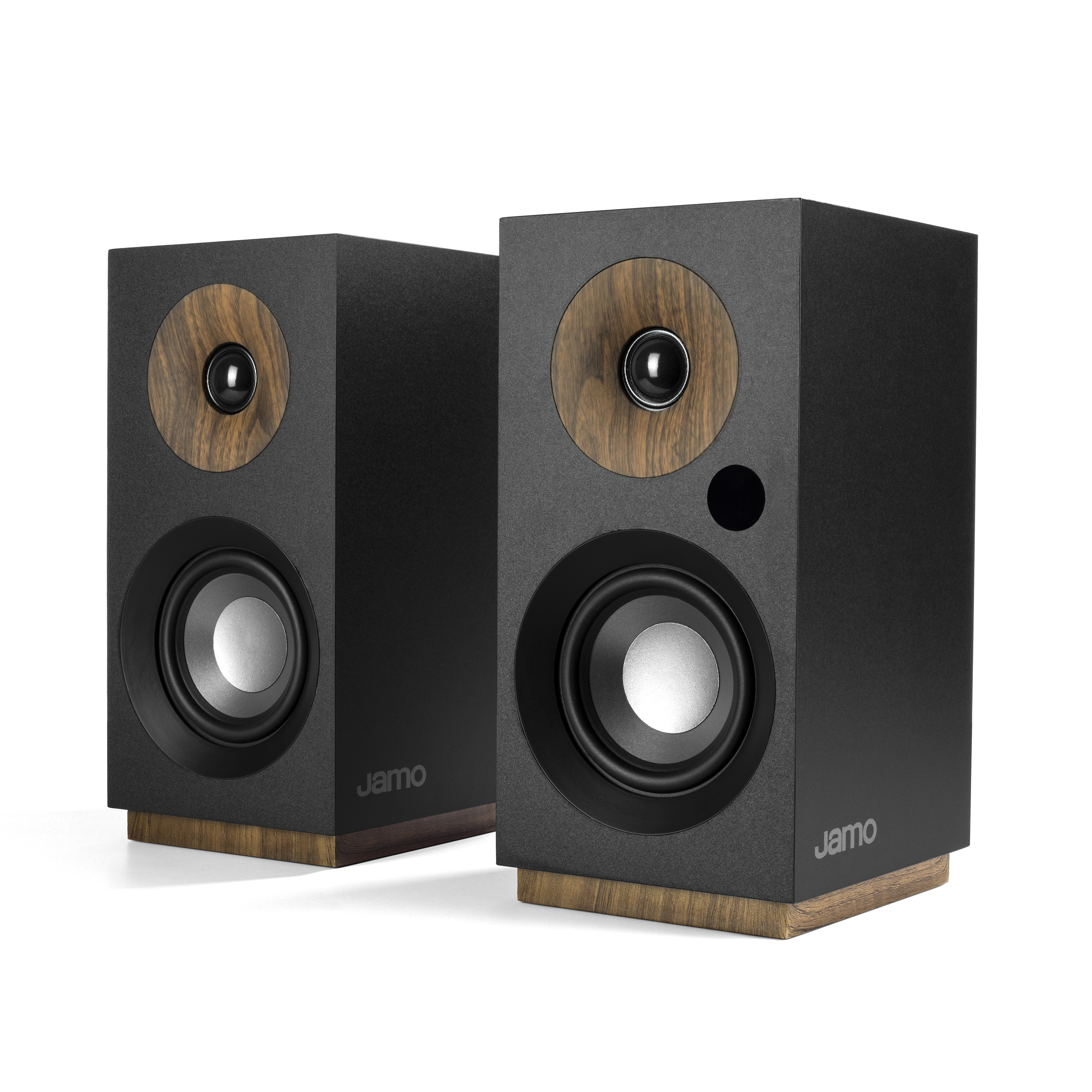 Jamo S 801 PM Powered Monitor Speakers Black Pair