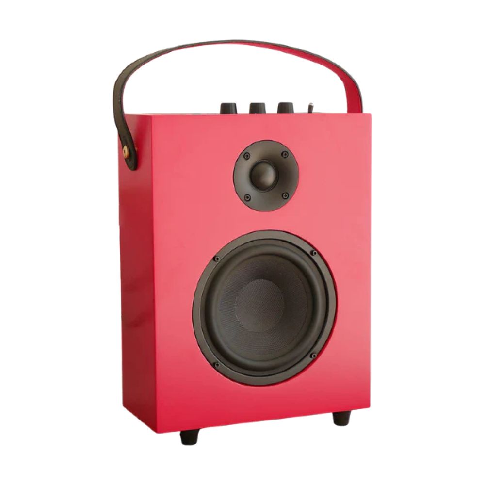 Steepletone Redefy Luxury Wireless Speaker in Red