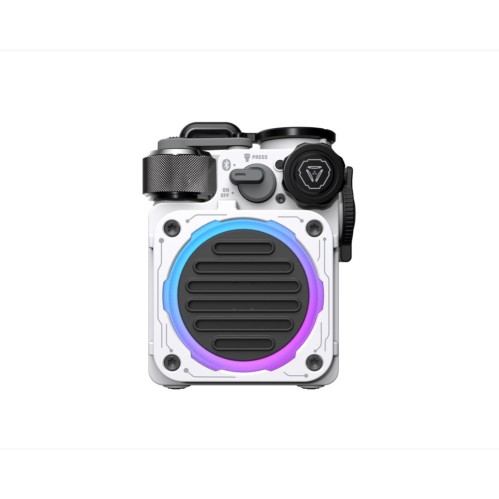 Muzen Cyber Cube RGB Bluetooth Speaker Grey
