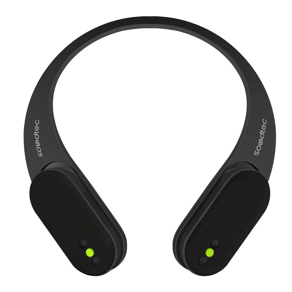 Porodo Soundtec Sporty Wearable TWS Neck Speaker Black