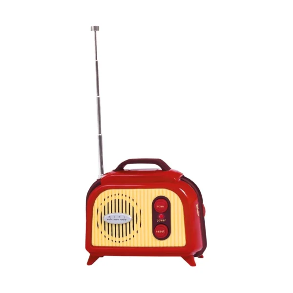 Legami Mini FM Radio with Retro Design and Telescope Antenna
