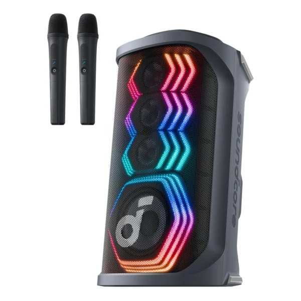 Soundcore Rave 3S AI Wireless Party Speaker with Microphones