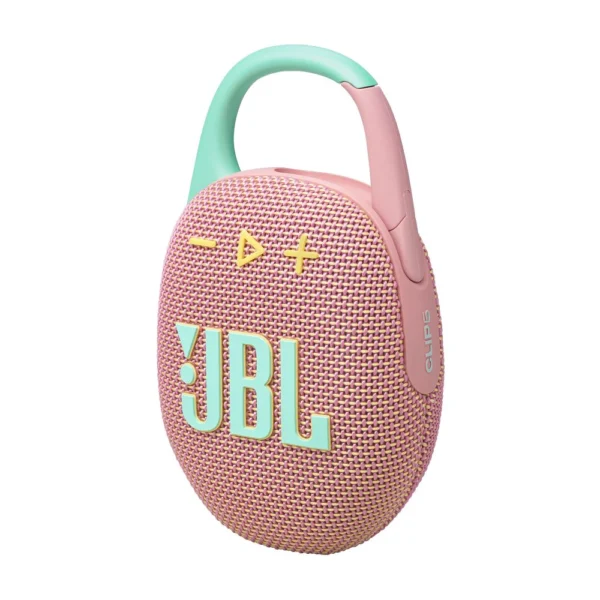 JBL Clip5 Pink Portable Bluetooth Speaker