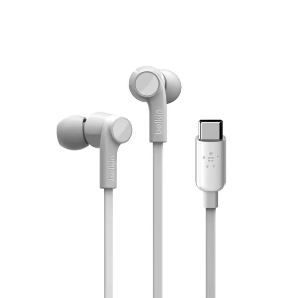 Belkin RockStar White USB-C In-Ear Headphones