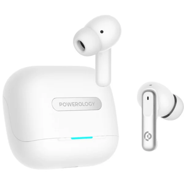 Powerology Hybrid ANC+ENC 6-Mic True Wireless Earbuds