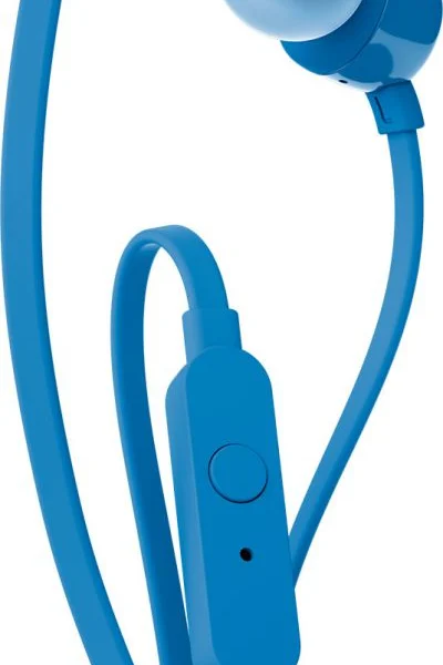JBL T110 Blue In-Ear Headphones with Pure Bass