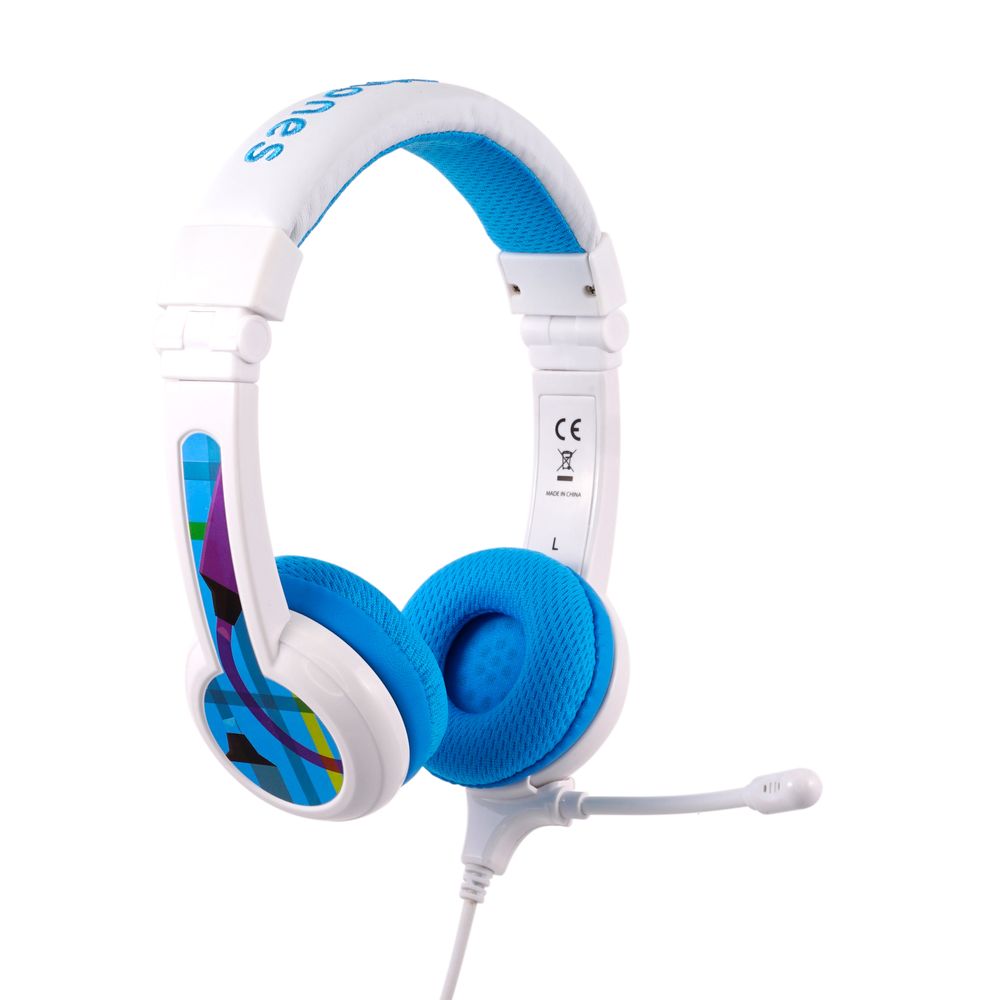 BuddyPhones School Plus Kids Headphones Blue