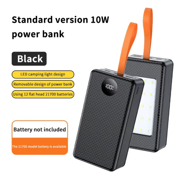 12x21700 DIY Battery Case with Fast Wireless Charging
