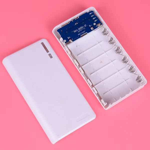 20000mAh Dual USB Power Bank Kit for 6x 18650 Battery