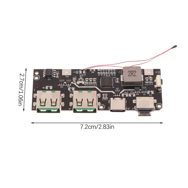 QC4.0+PD3.0 Dual USB 22.5W Mobile Power Bank Module