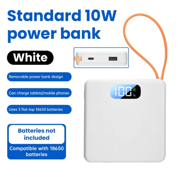 3-Slot 18650 Battery Box DIY Power Bank Kit Fast Charging