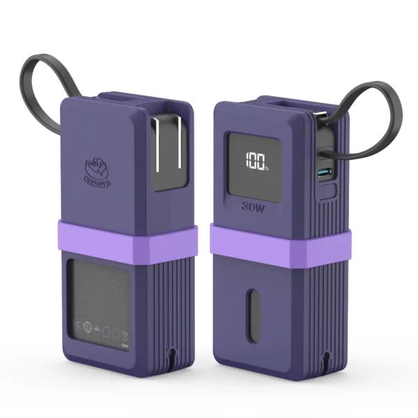 SIKAI Silicone Protective Case for Anker Nano 3-in-1 PD30W 10000mAh
