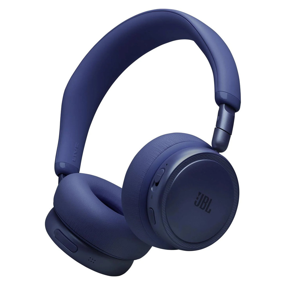 JBL Live 680NC Wireless Noise Cancelling On-Ear Headphones Blue