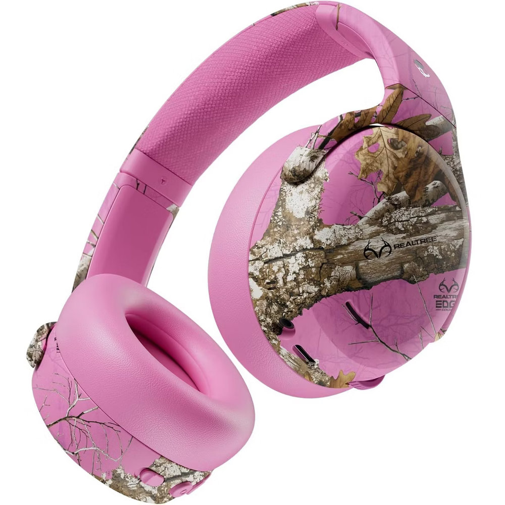 Skullcandy Crusher ANC 2 Headphones Pink Real Tree Edge