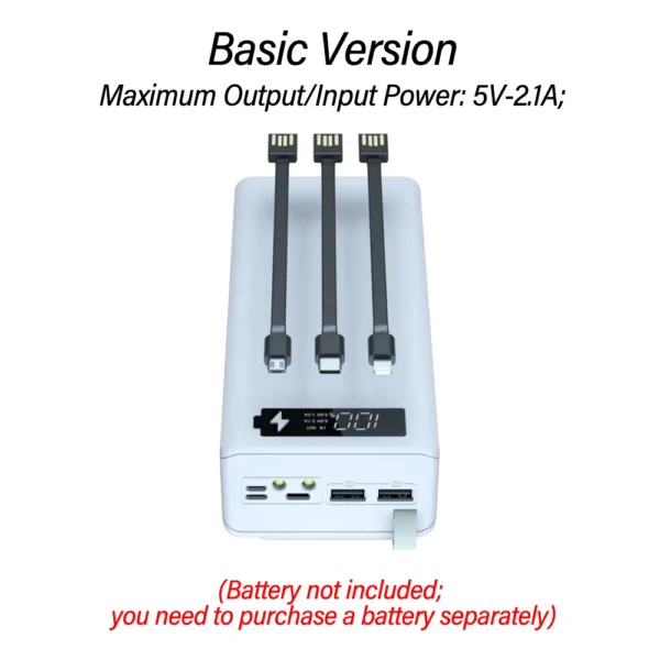 DIY No-Welding Power Bank Shell for 18650 Batteries
