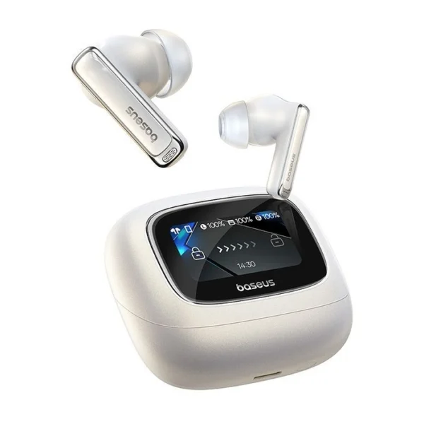 Baseus Bowie M2s True Wireless Earphones Moon White