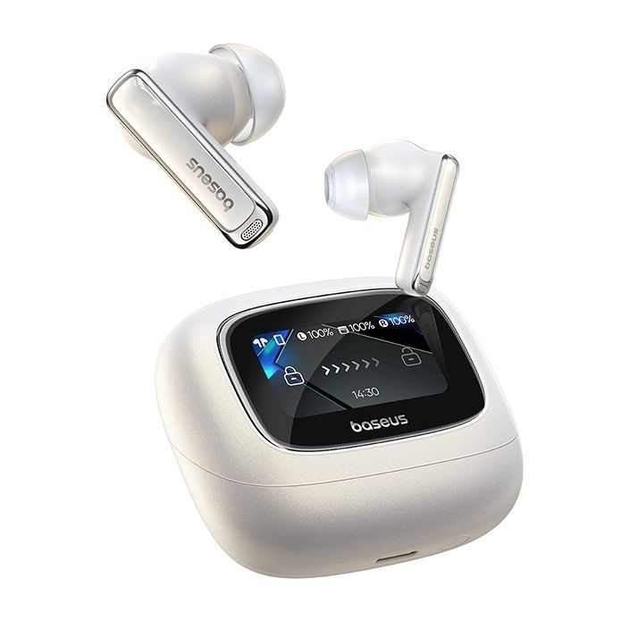 Baseus Bowie M2s True Wireless Earphones Moon White