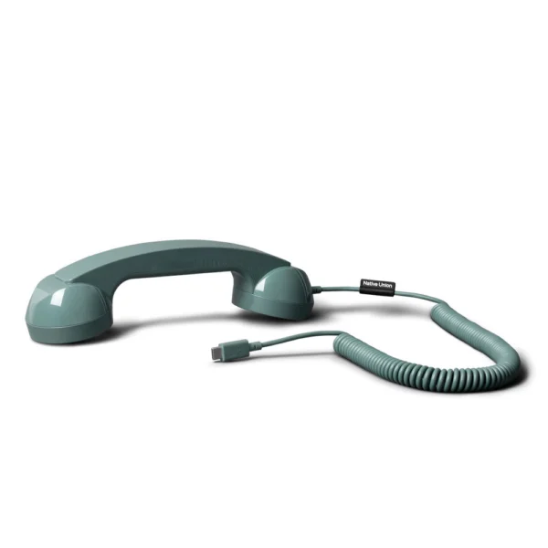 Native Union Pop Phone USB-C Wired Handset Slate Green