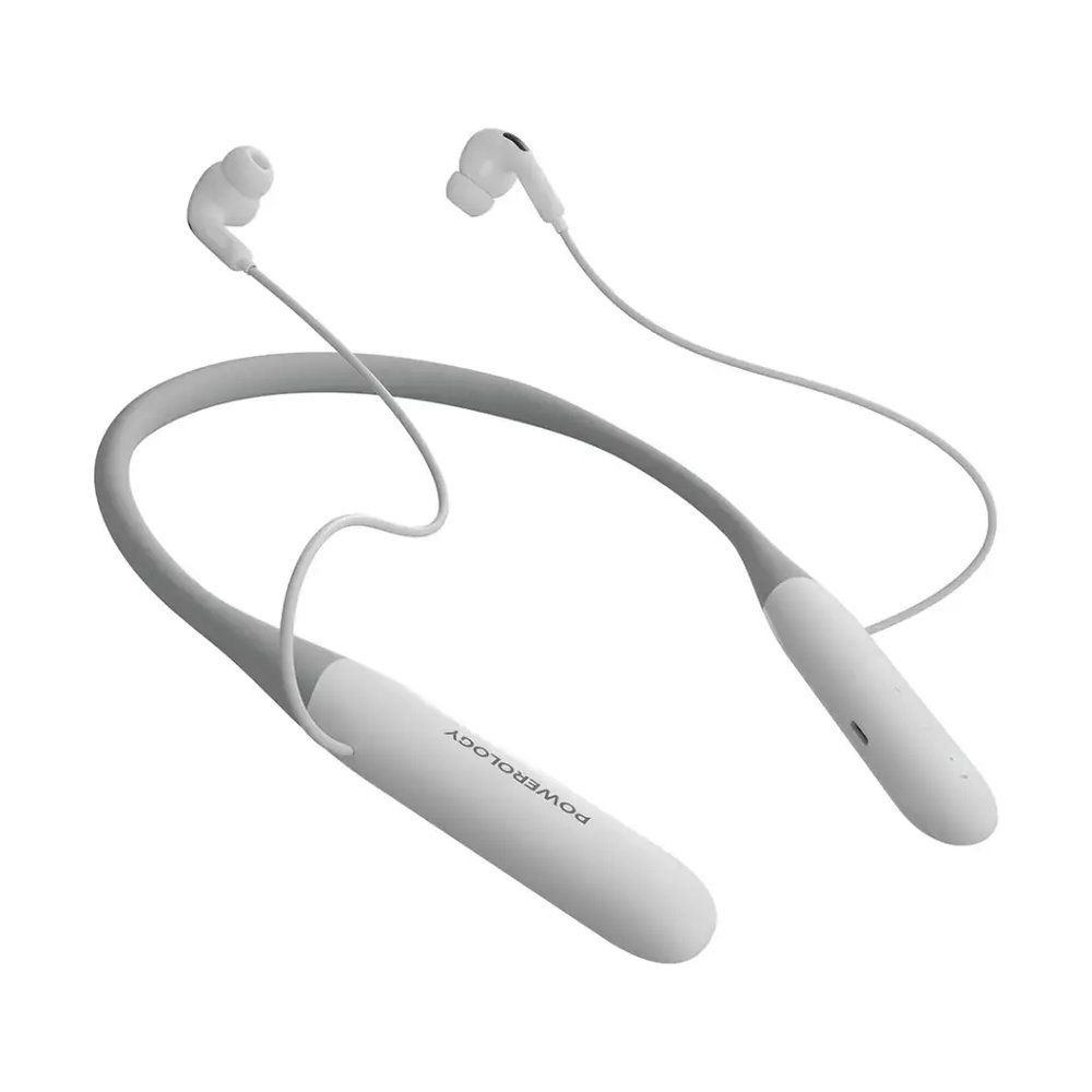 Powerology Toneflex ENC Wireless Neckband White