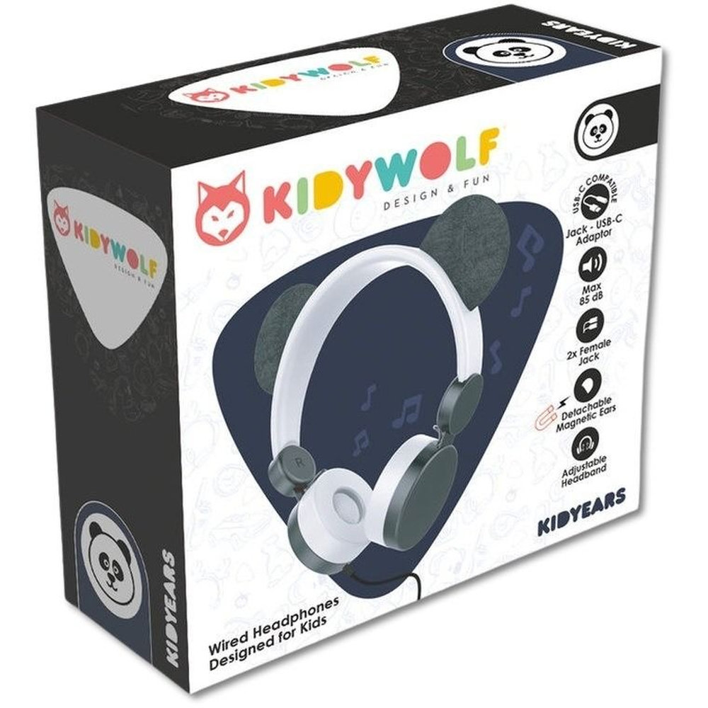 KIDYWOLF Kidyears Kids Wired Headset with Magnetic Ears