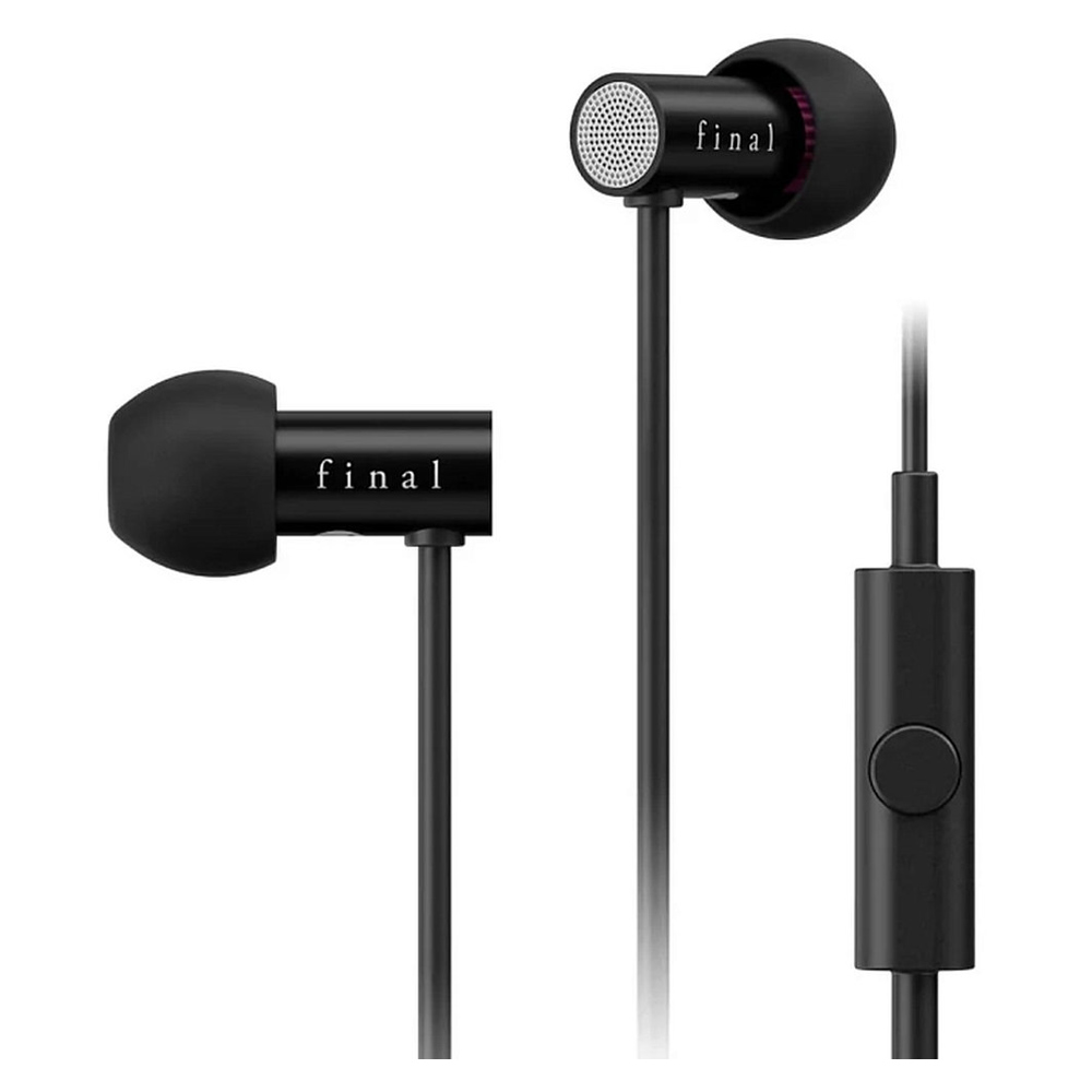 Final Audio E2000C Matte Black Earphones with Mic