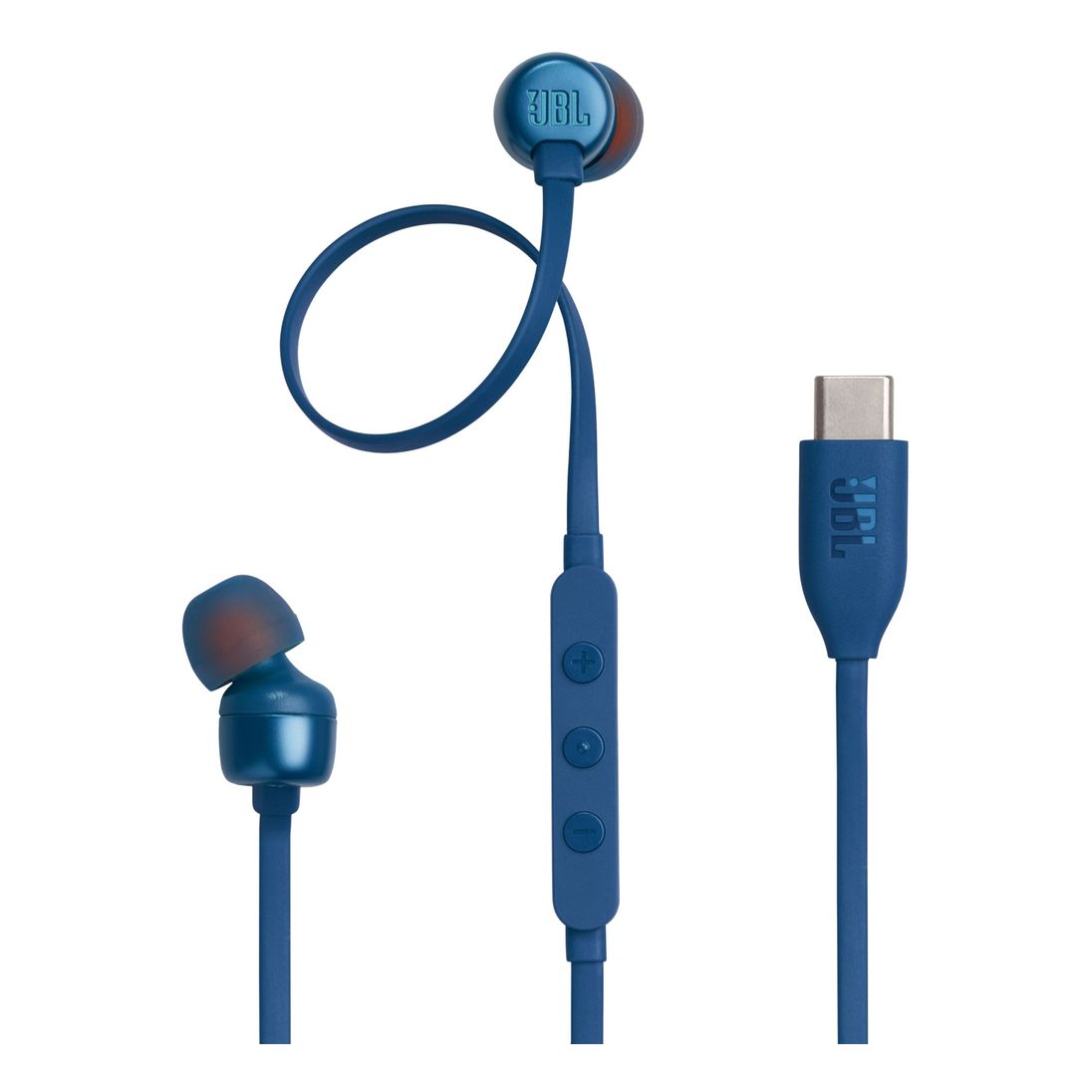 JBL Tune 310C USB-C Wired Hi-Res In-Ear Headphones Blue